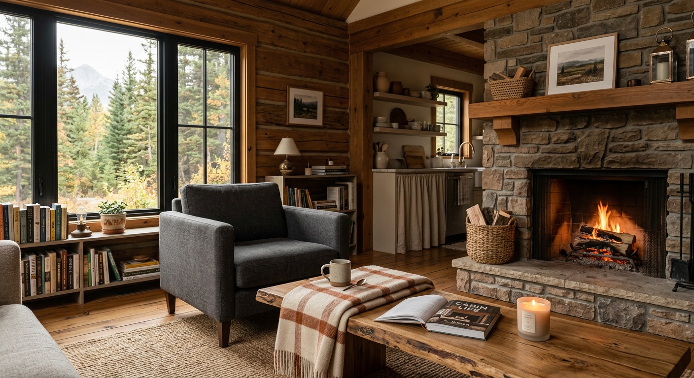 Small cabin interior design